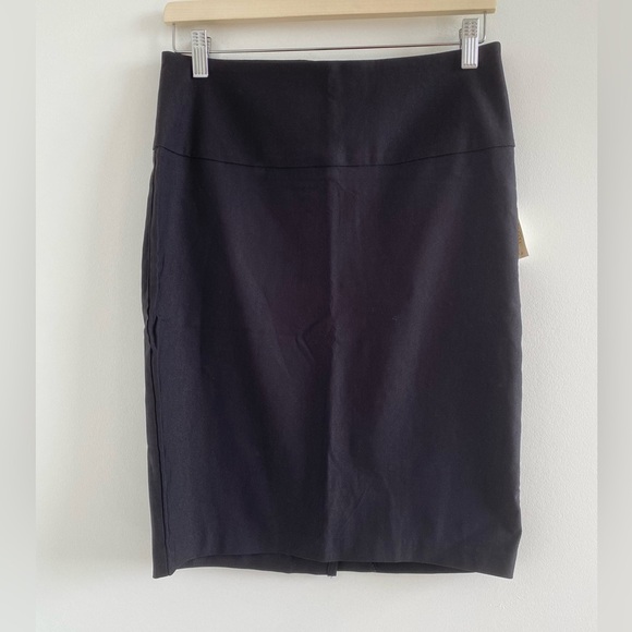 Wet Seal Black Minimalistic Pencil Skirt Size Large New With Tag - Picture 1 of 7